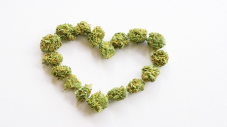 love marijuana heart