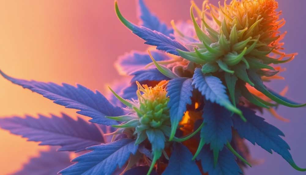 Dense and resinous buds of one of the strongest Indica strains